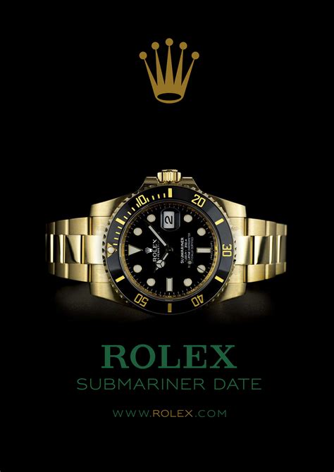 Rolex watch poster